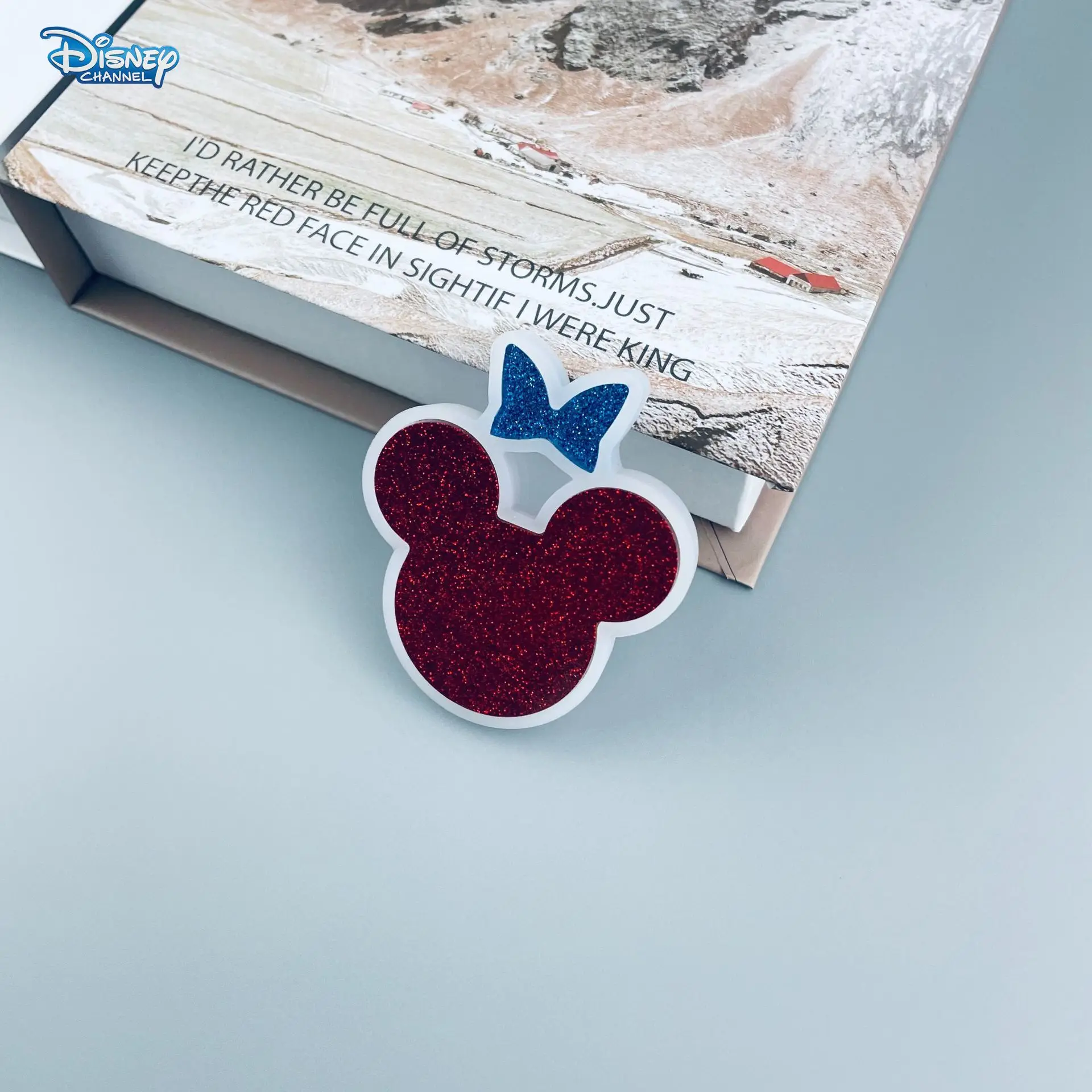 Disney Mickey Mouse Bow Silicone Mold diy Mickey Crafts Badge Clip Making Decorative Drip Molds