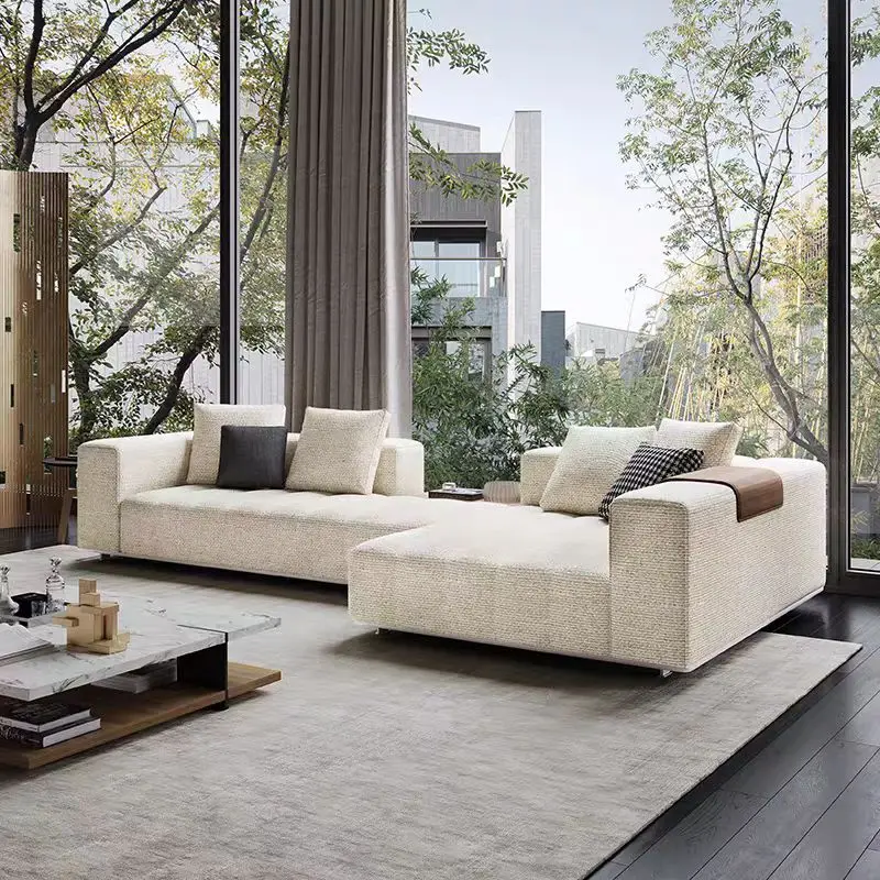 

@#High Quality Luxury L Shape Italian Minimalist Design Modern Couch Set Oversize Huge Big Fabric Couch Sofa Set