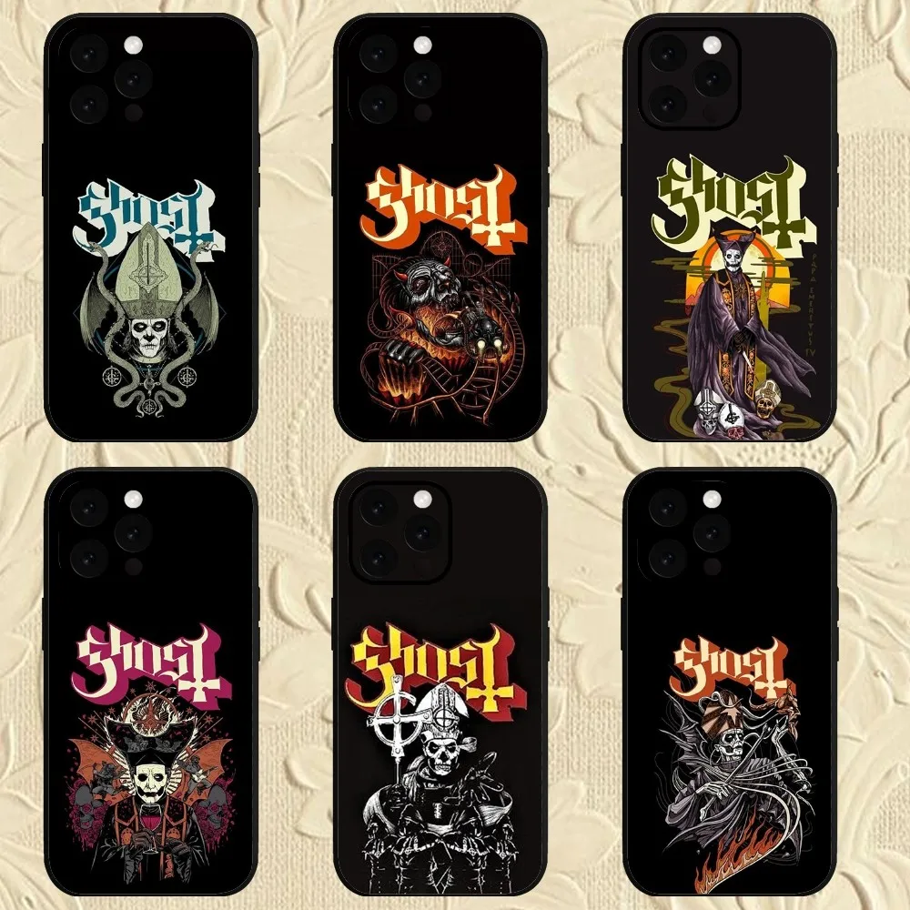 Rock Band Ghost 13 Commandments  Phone Case For iPhone Mini 11 12 13 14 15 Pro XS Max X Plus SE XR Shell