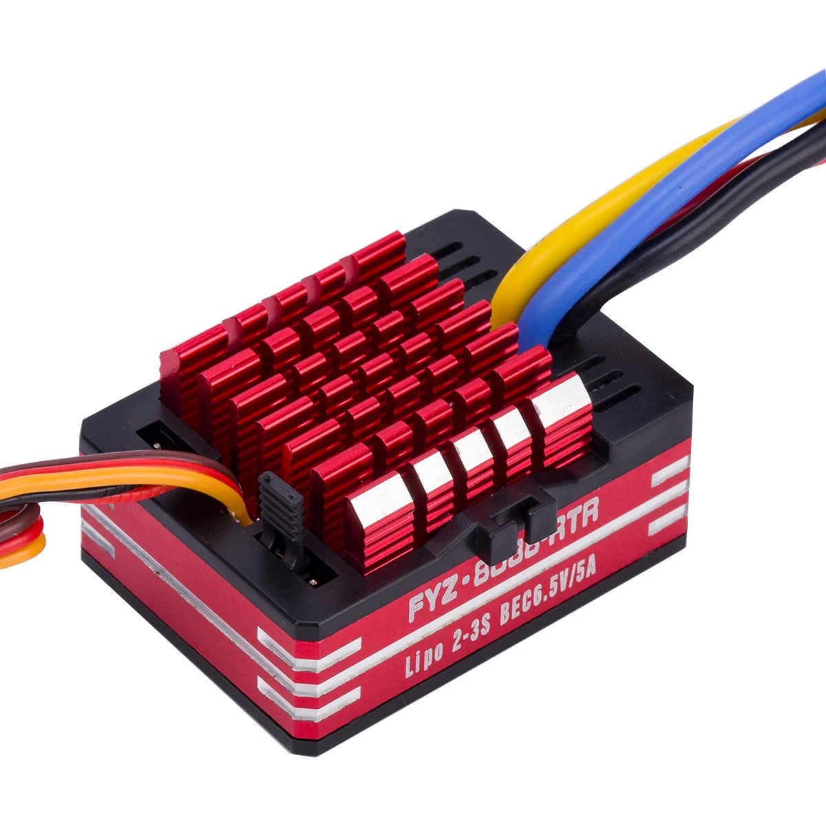 80A szczotkowany ESC wodoodporny elektryczny regulator prędkości 6.5V/5A BEC dla gąsienica RC oś samochodu SCX10 TRX4 CAPRA VS4-10 MST LCG