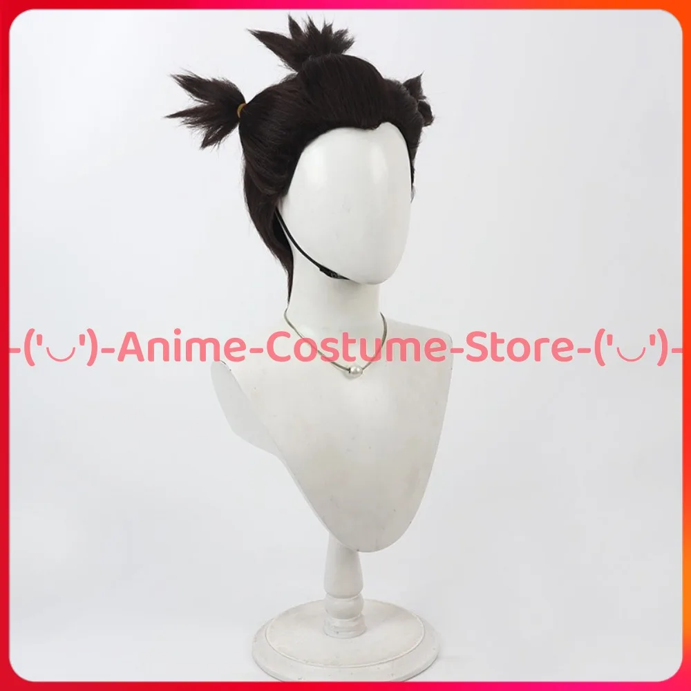 Nezha Shen Xiaobao Cosplay Wig Anime Game Character Halloween Carnival Party Costume Wigs Heat Resistant Synthetic Hair