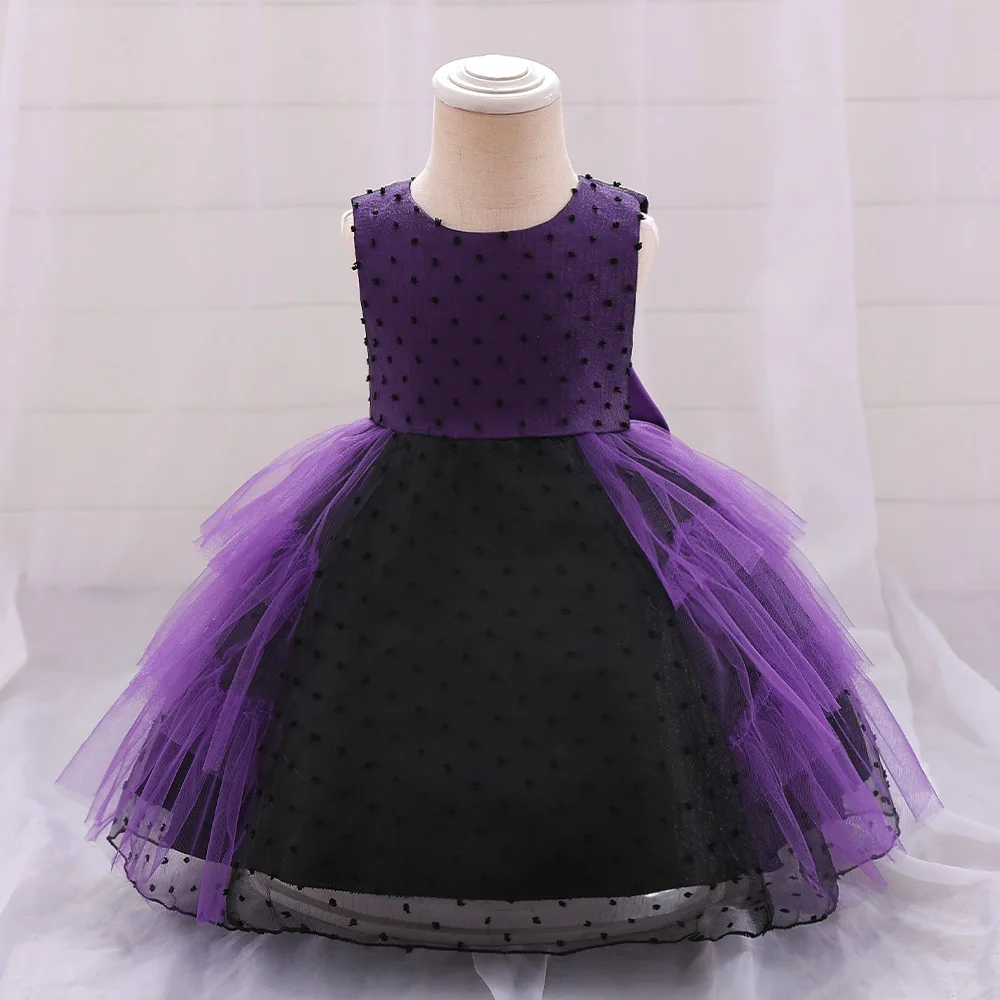 

Twins Toddler First Halloween Dress For Baby Girl Clothes Baptism Dot Birthday Princess Dress Girls Dresses Party Wedding Gown