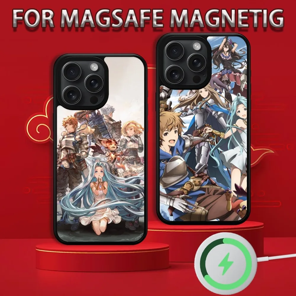 Game G-Granblue Fantasy RelinkS  Phone Case For iPhone 15 14 13 12 11 Pro Max Plus Magsafe Magnetic Wireless Charging Cover