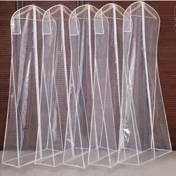 High-quality Transparent Wedding Dress Dustproof Protect Cover Extended Xiuhe Dress Storage Bag Simple Home Clothing Storage Bag