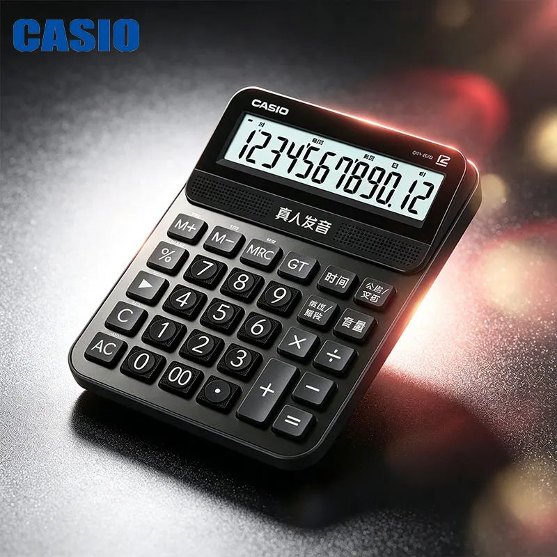 Casio GY/DY-120 financial special-purpose calculator, comfortable keys, solar-powered, commercial use, desktop computer