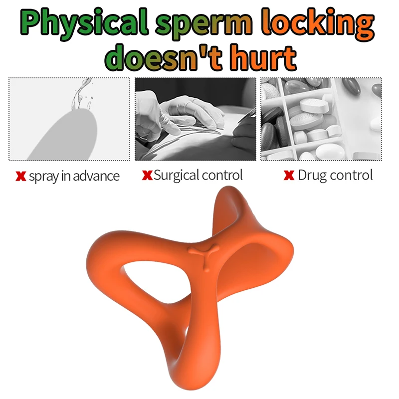 عبودية القضيب الدائري كم سيليكون العفة قفص كوكرينج لعبة الجنس للرجال مثلي الجنس تأخير القذف قوي الانتصاب القضيب موسع #3