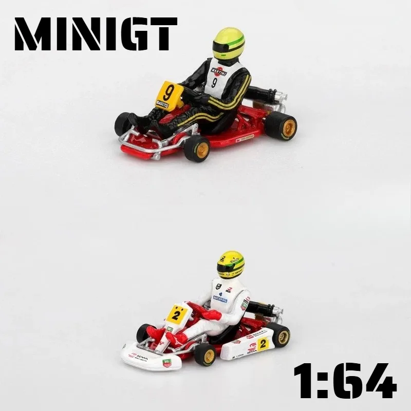 minigt-1-64-セナカートのダイキャスト合金製カーモデルは、男の子に人気のギフトやお土産です。