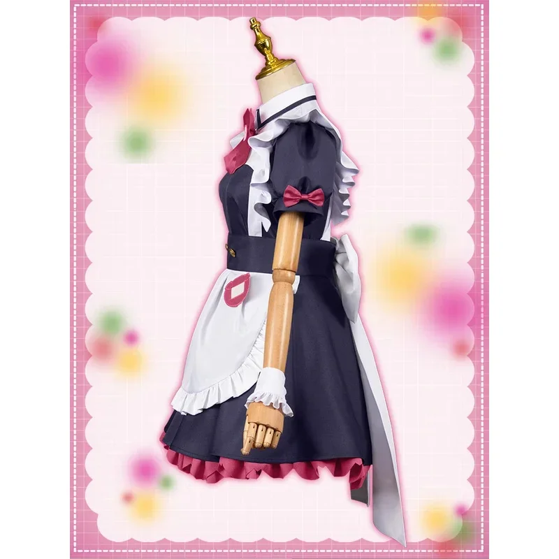 Cosplay Dress Cute Full Set Akiba Maid War Anime Role Mannen Ranko Costume For Women/Girls In Stock CMM221