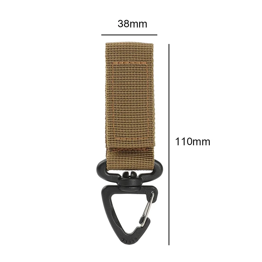1-10 Stück Nylon-Hängehaken Karabiner Taktische Schnallen Gürtelclips Schlüsselanhänger Camping-Aufhängehaken Camping-Werkzeug – Detail 22