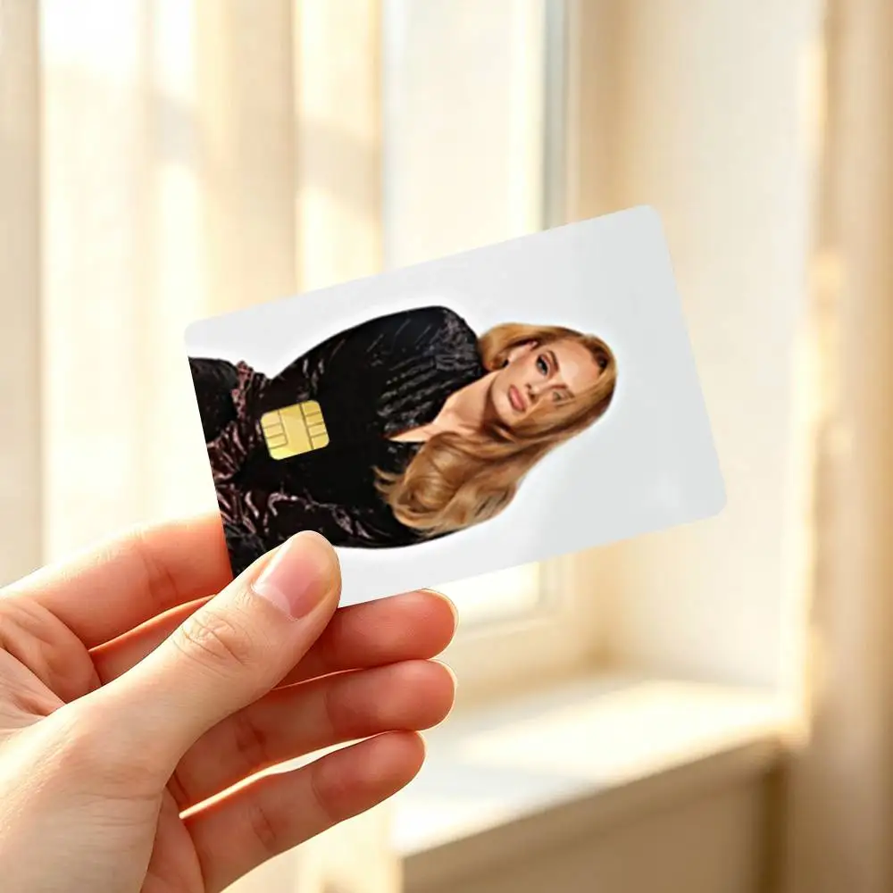 Adele Laurie Blue Adkins Credit Card HD Stickers Premium matte film effectively prevents fingerprints and daily abrasion.