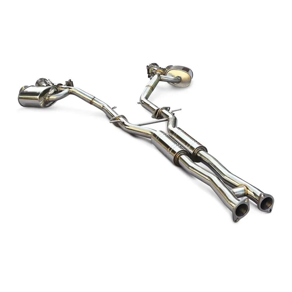 Matching Valve Exhaust Muffler for Kia Stinger 3.3T 2018-2024 Stainless Steel Fabricated Exhaust System