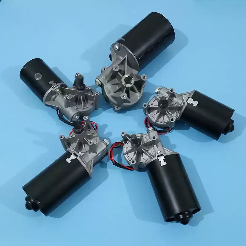 24V High Torque Garage Door DC Motor, 22N.m Worm Gear Drive Replacement Motor for Automatic Garage Opener