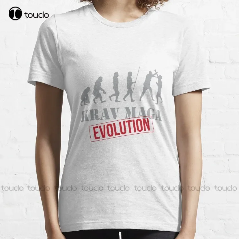 Krav Maga Evolution T-Shirt Family Shirts High Quality Cute Elegant Lovely Kawaii Cartoon Sweet Harajuku Cotton Tee Shirts New