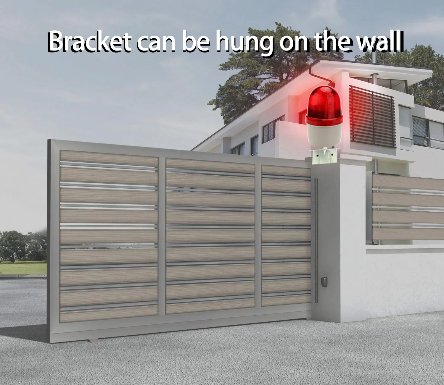 العالمي 12 فولت 24 فولت 220 فولت في الهواء الطلق LED إشارة إنذار ضوء ستروب ضوء وماض جدار جبل مصباح تحذير الطوارئ لفتح البوابة