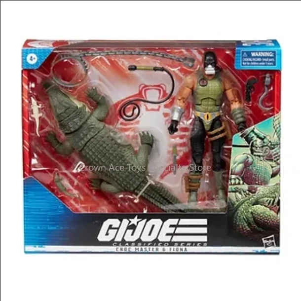 Hasbro G.I. Joe Classified Special Croc Master & Fiona Deluxe Boxed Action Figures Trendy Collectible Toys Holiday Desktop Gifts