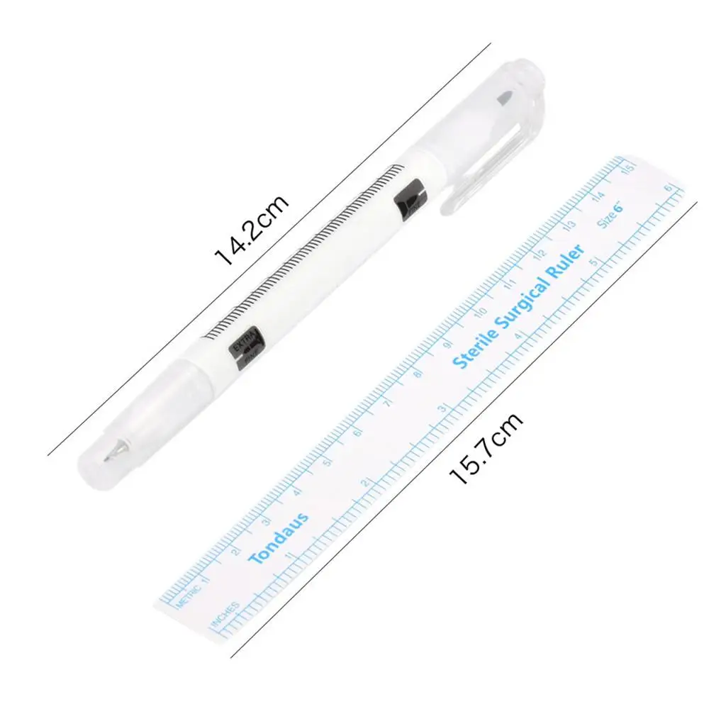 Eyebrow Tattoo Set with Tattoo Microblading Eraser Permanent Makeup Highlighter Pen for Eyeliner Marking Tasks