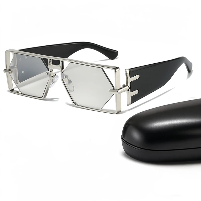 

Hollow Out Square Frame Sunglasses For Women Men Driving Rectangle Sun Glasses Fashion Vintage Design Male Female Eyewear 2025
