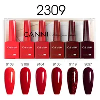 CANNI-Juego de esmalte de uñas en Gel sin HEMA, Kit VIP sin TPO, Color precioso, cobertura completa semipermanente, barniz de Gel UVLED en remojo