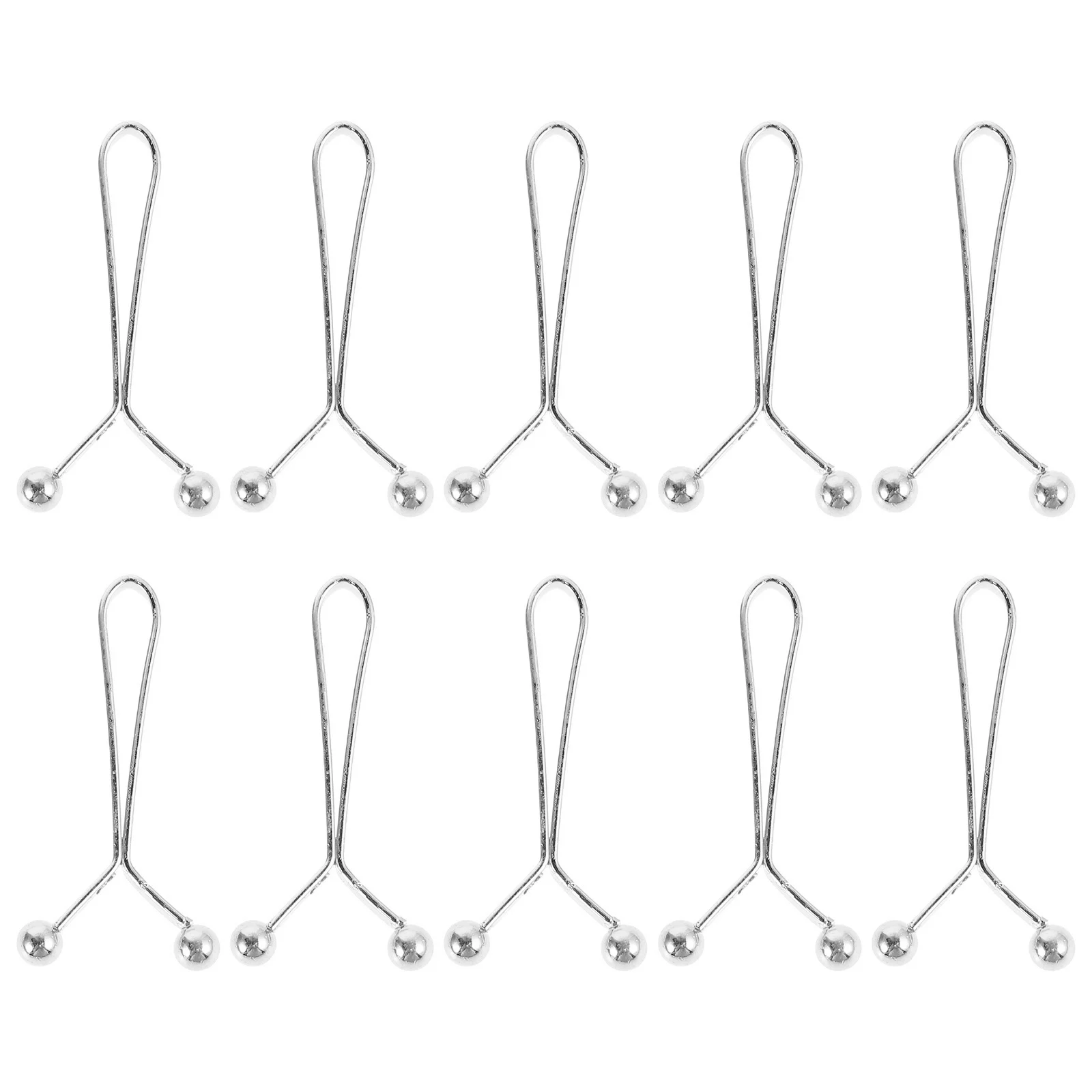 

10 Pcs Women's Headscarf Clip Brooches Shawl Clips Pins Clothing Cinch Hijab Collar Compact Clamp Clasp