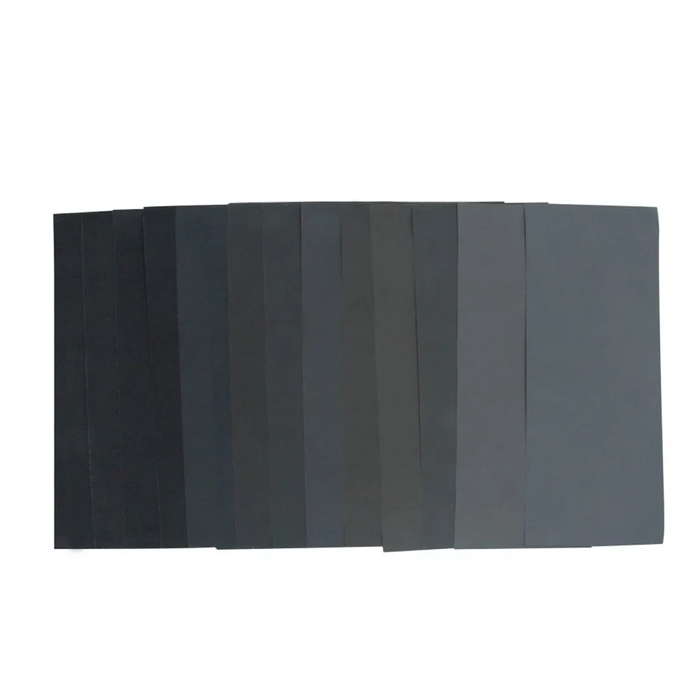 28Pcs Dry Wet Sandpaper Sheets Assortment 120-3000 Grit High Quality Electroplated Sand Paper Sheet for Automotive Wood