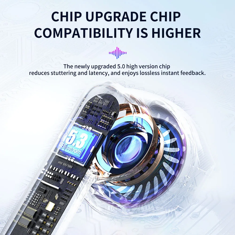 سماعات سوني اللاسلكية سماعة رأس بخاصية البلوتوث سماعة أذن رياضية ستيريو حقيقية لعبة رياضية سماعات أذن TWS سماعة رأس بخاصية البلوتوث مع ميكروفون #2