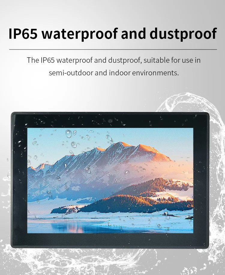 لوحة عرض LCD متعددة اللمس مقاس 15.6 بوصة للكمبيوتر الشخصي Android Ubuntu Linux متوافقة مع شاشة تعمل باللمس