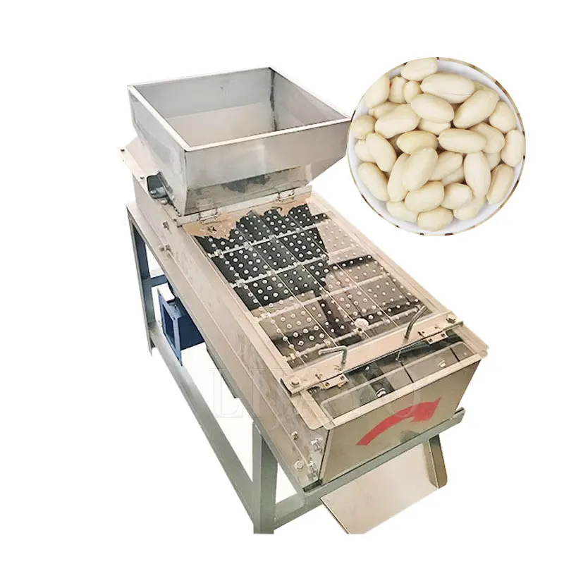 Professional Peanut Peeling 200kgh Dry Groundnut Red Skin Peeling Splitting Machine Peanut Half Cutting Machine