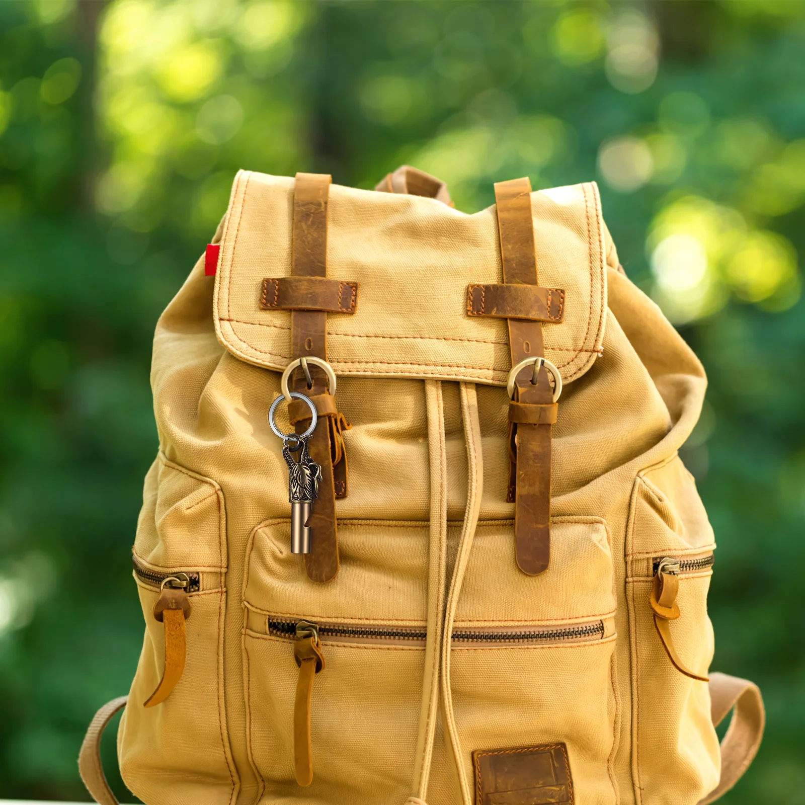 3 قطعة سلسلة المفاتيح صفارة التنين النحاس التصميم الصيني الرجعية بصوت عال إشارة صافرة للهواء الطلق بقاء الطوارئ هدية #5