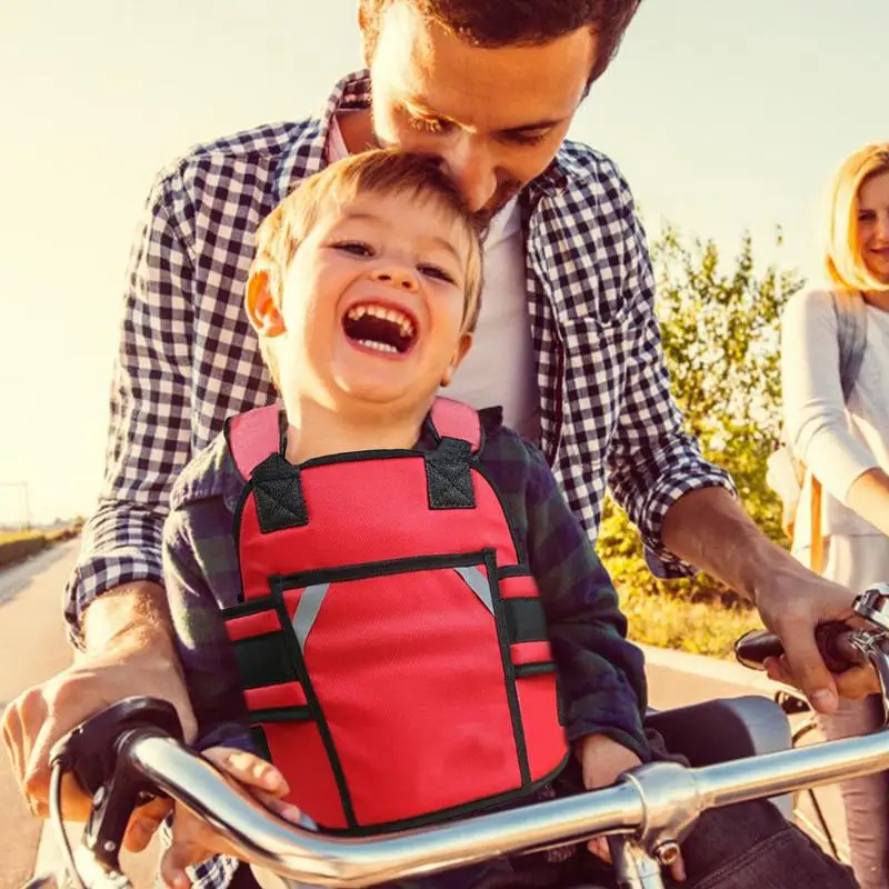 Ceinture de Sécurité Universelle pour Moto pour Enfant, Sangle de Protection Non-ald, Siège Arrière, Poignée Passager