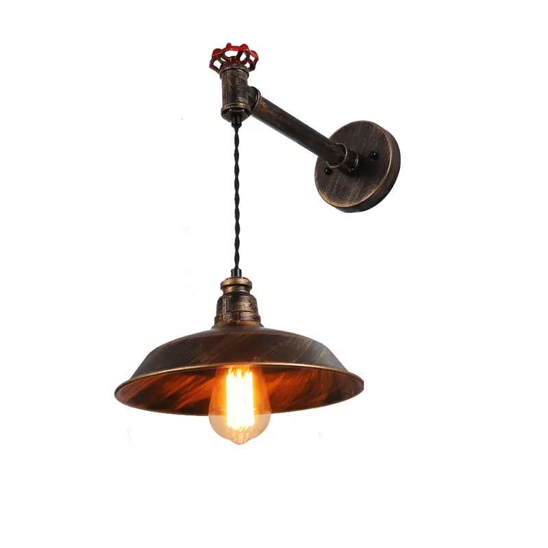 

Industry Vintage Retro Wall Light Loft Iron Water Pipe Lamp Design Creative Restaurant Bar Club Cafe Hallway Wall Sconce Bra