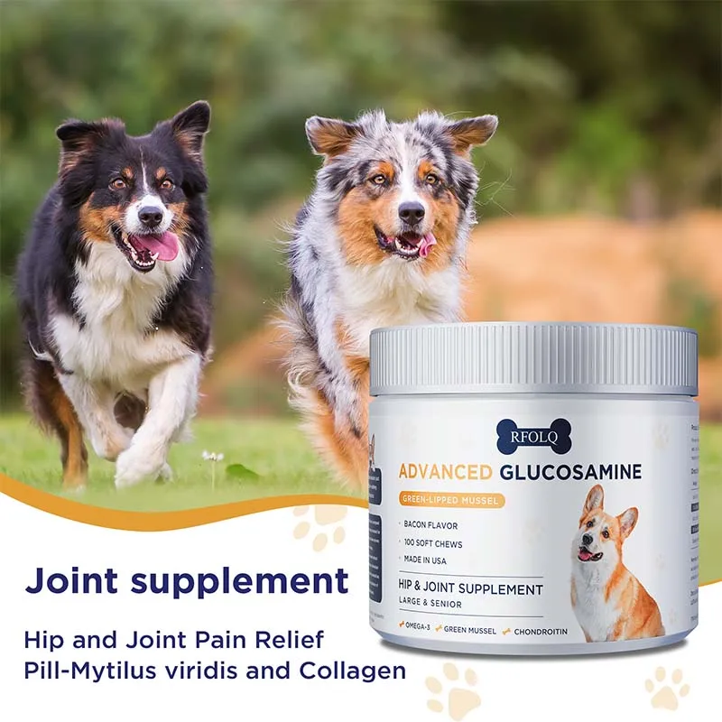 

Усовершенствованный глюкозамин — добавка для здоровья бедер и суставов для собак, снимающая боль в суставах и улучшает мобильность