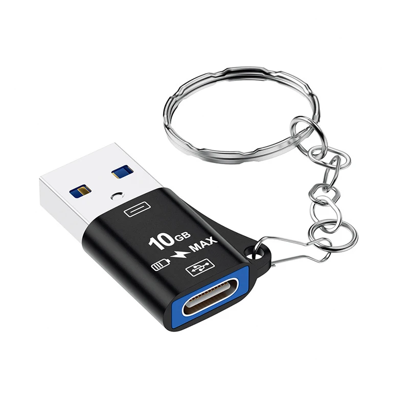 Adaptador USB 3,1 a tipo C, cargador OTG de 10Gbps, es ampliamente Compatible con teléfonos móviles y computadoras para viajes de negocios