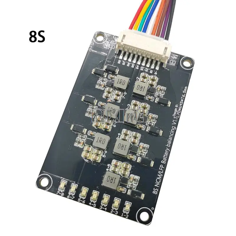 BMS 8S 9S 10S 12S Active Balancer Board 1.2A Lifepo4 Lipo Li-ion Lithium Battery Energy Transfer Equalizer Module Inductive