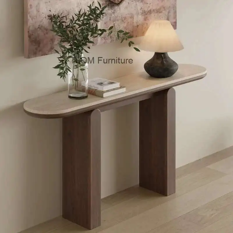 

Modern Luxury Console Table Midcentry Hallway Lobby Nordic Console Table Metal Marble Wohnzimmer Tisch Living Room Furniture