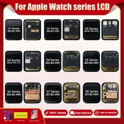 Replacement Touch Digitizer Screen Display LCD For Apple Watch Series 1 2 3 4 5 6 SE 7 8 Assembly