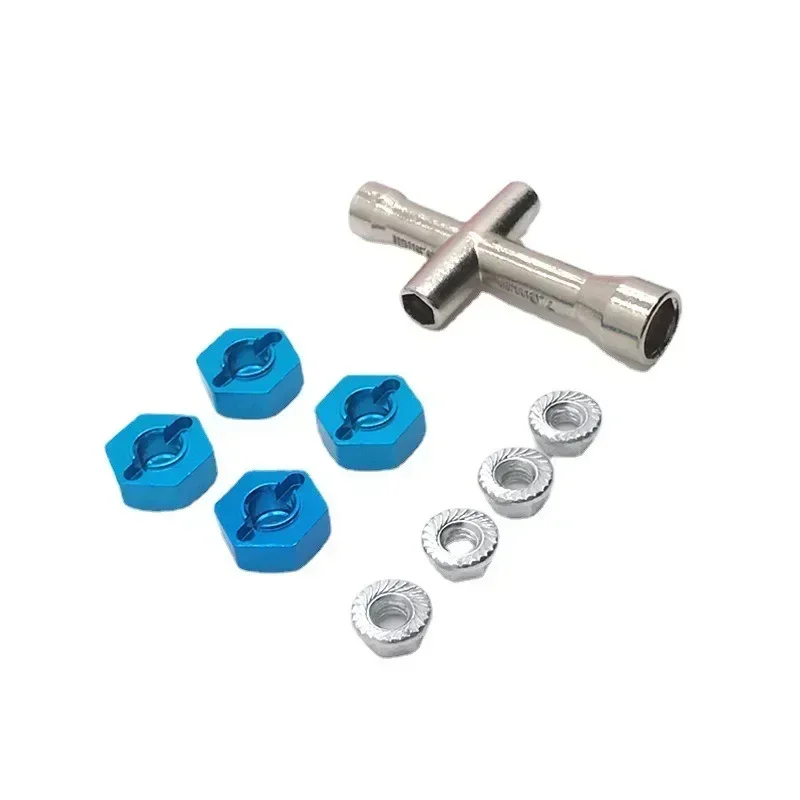 

Metal Upgrade Retrofit 12mm Hex Adapter Tire Wrench For MN-999 1/10 RC Car Parts