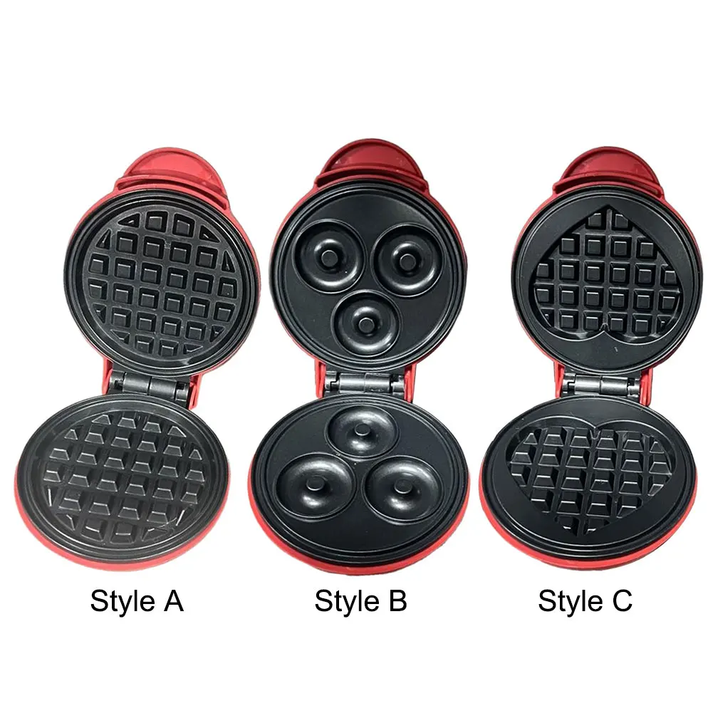 Mini Waffle Maker Nonstick Pancake Bubble Egg Cake Oven Pan Sandwich Cake Baking Tray for Quick Breakfasts Snacks and Desserts