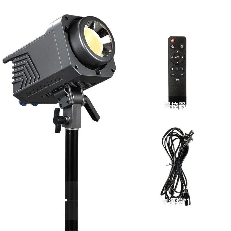 100W photography live broadcast dual color temperature fill light, camera lighting portable beauty