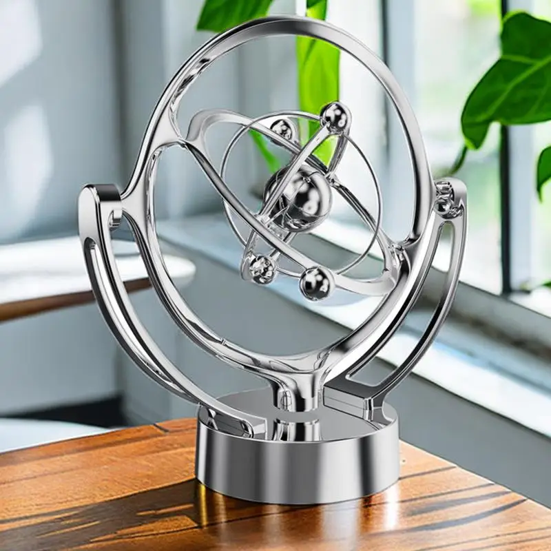 Newton Pendulum Ball Balance Ball Perpetual Kinetic Toy Educational Science Pendulum Toy Physics Tumbler Craft Home Decoration view 3