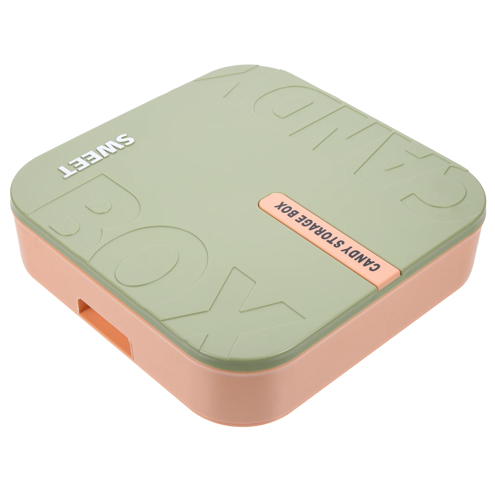 

Plastic Snack Box Dry Fruit Container Light Green Storage Case Compartment Design Easy Clean Large Capacity Kitchen Dining Room