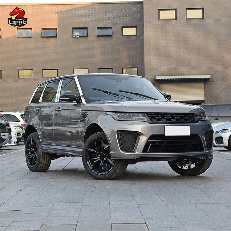 

SVR Style Body Kit for Range Rover Sport 2018-2022 with Front Rear Bumepr Side Skirts Exhaust Tips