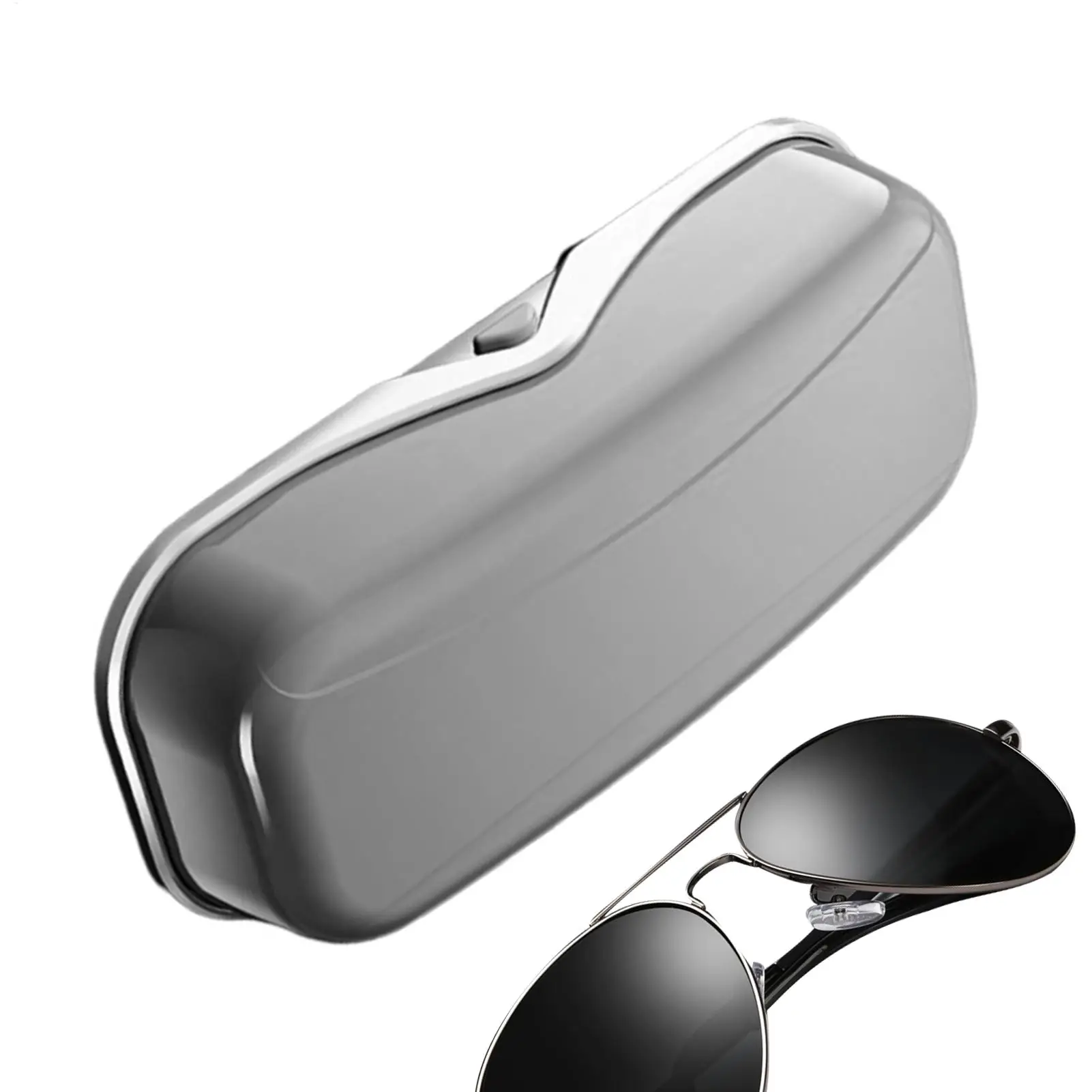 

Sunglasses Visor Holder Car Eyeglass Holder Shockproof Protector Organizer Sleeve Box For Eyeglass Daily Outdoor Travel Beach