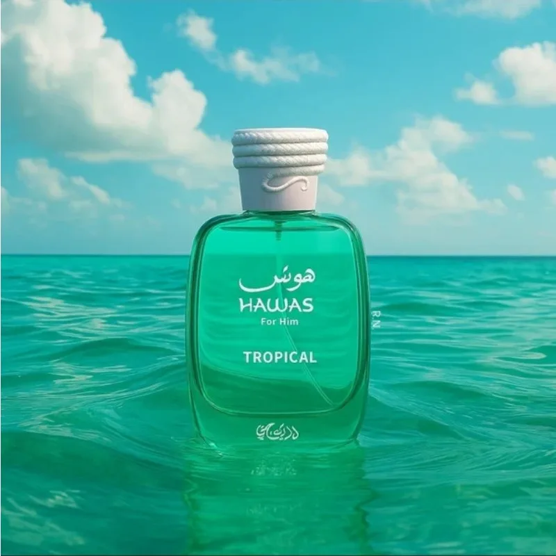 100 مللي RASASI Hawas Tropical Eau De Parfum Spray Para Hombre فرمون عطر المرأة العربية فرمون كولونيا رجل