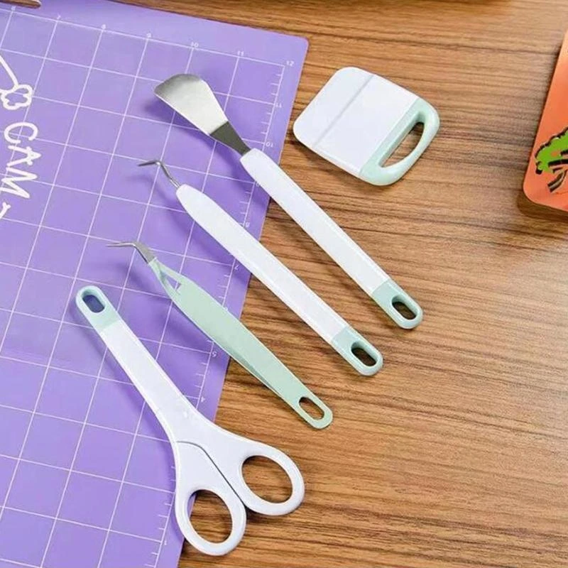 

Набор инструментов для прополки винила, ремесленный нож, скребок, лопаточка, пинцет, ножницы, базовый набор инструментов для для