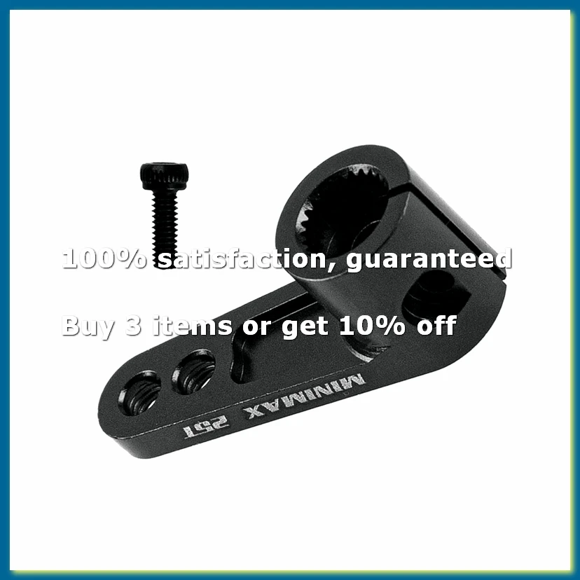 9Pack X(2Pcs Metal 25T Servo Horn Servo Arm Compatible with Futaba Savox Servo for 1/8 1/10 RC Off-Road Drift Car,2)