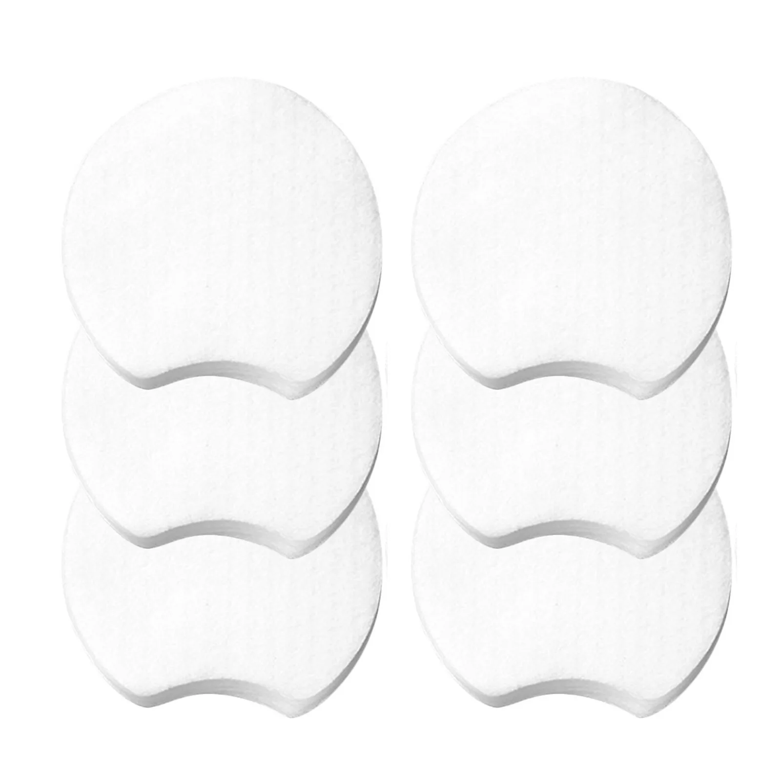 1200 Stuks Halfronde Make-Up Remover Pads Geweven Zachte Reiniging Hydraterende Reisvriendelijke Make-Up Cleaning Tools