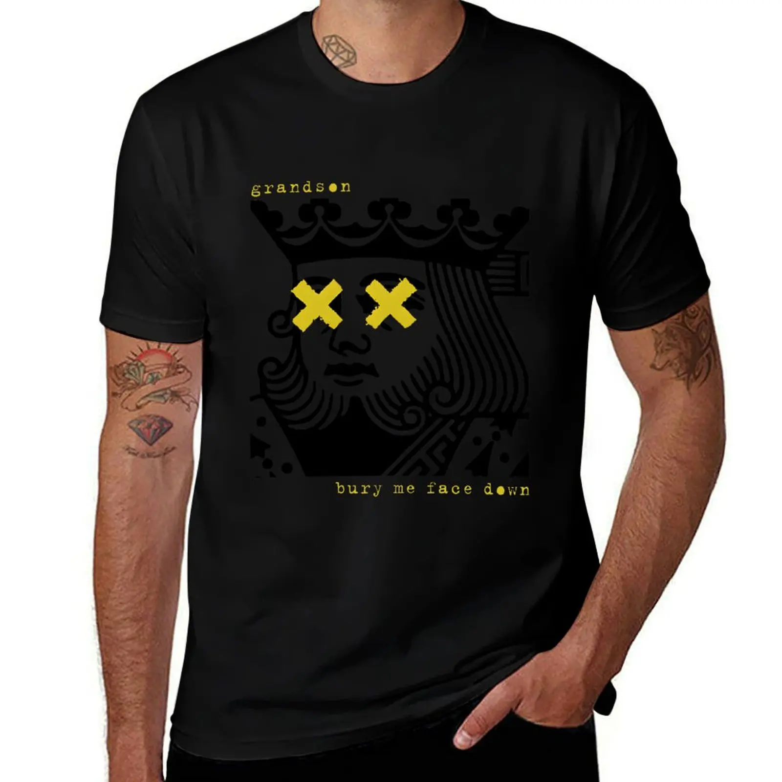 

Grandson music art T-Shirt boys whites tops cotton man t-shirts Funny t-shirts mens tall t shirts