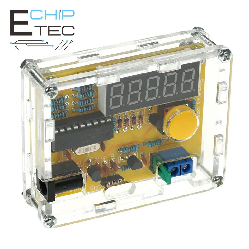

Бесплатная доставка, 1 Гц-50 МГц, кварцевый генератор, счетчик частоты, тестер, корпус инструмента, детали, мини-бокс «сделай сам» + USB-кабель