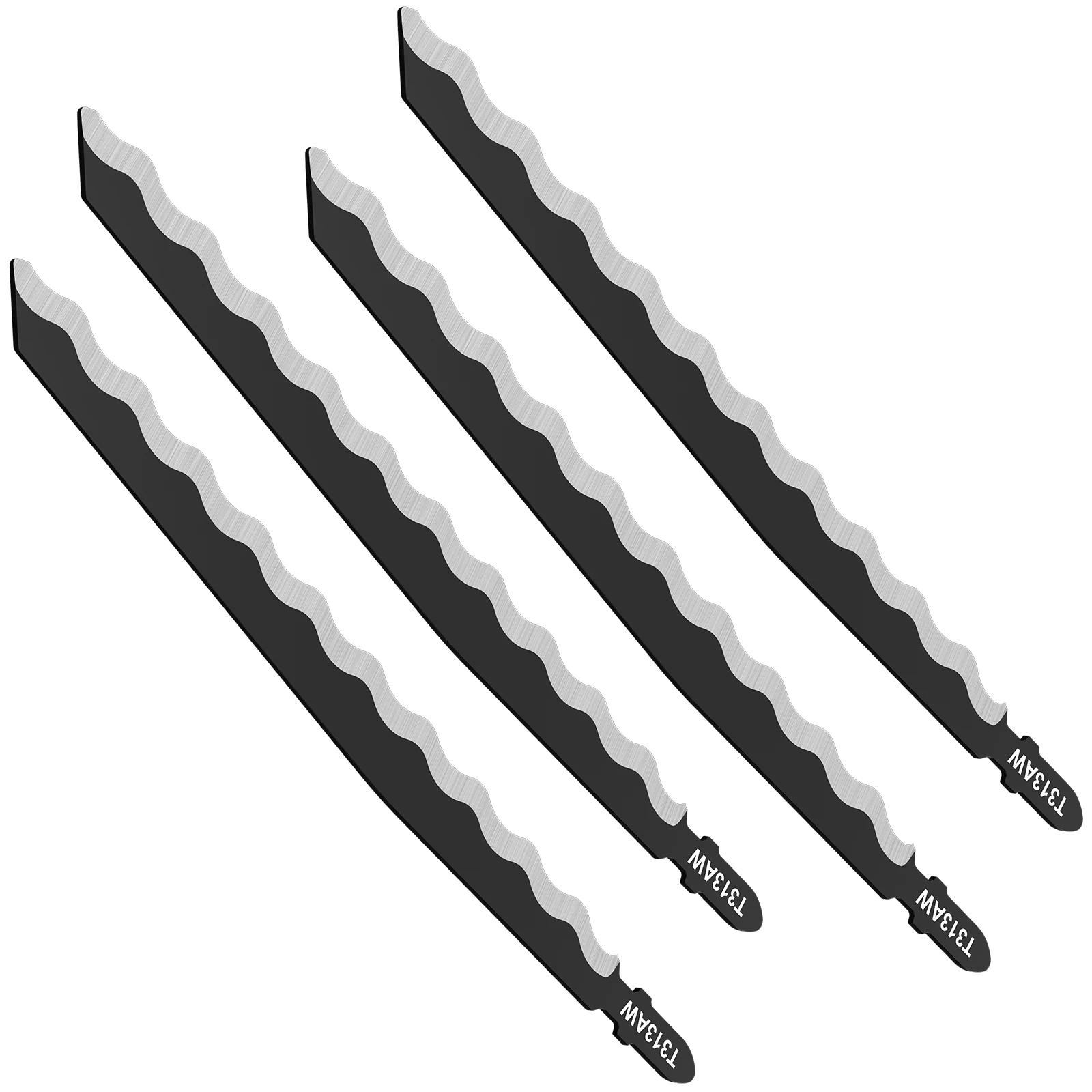 4Pcs Jig Saw Blades 152mm Carbon Steel U Shape Saw Blade Accurate Cutting Easy to Use Saw Blade  Large Saw Teeth Spacing