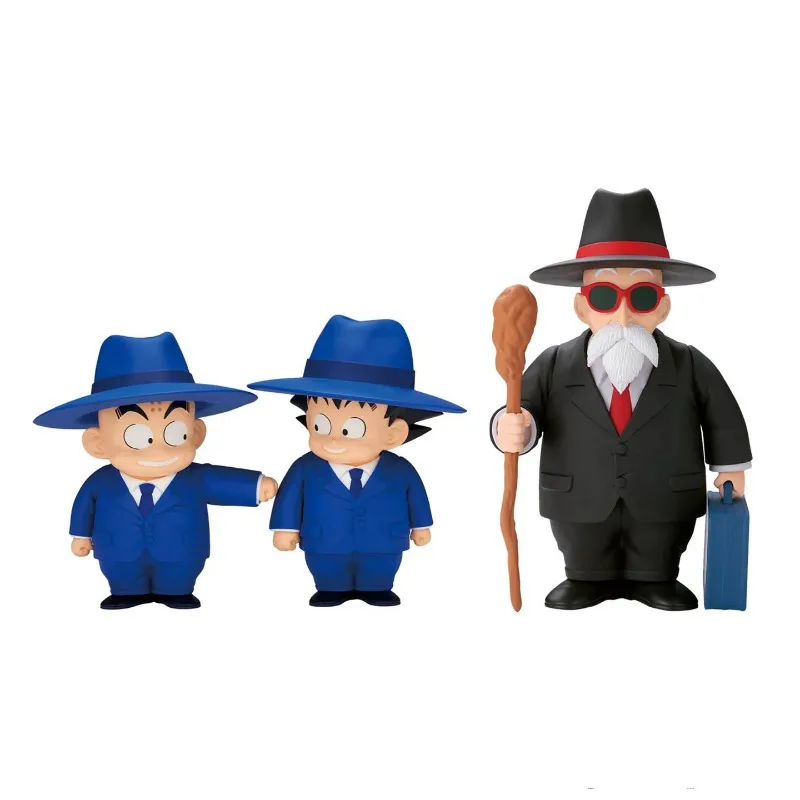 Oryginalna figurka kolekcjonerska Bandai BANPRESTO Son Goku Krillin Kame Sennin SOFVIMATES, model anime, zabawka, ozdoba, prezent dla dzieci